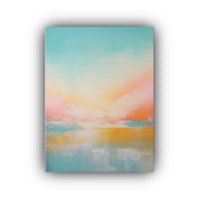 GENERICO - Pintura Acuarela Clásica Minimalista En Estilo 80x120 Cm