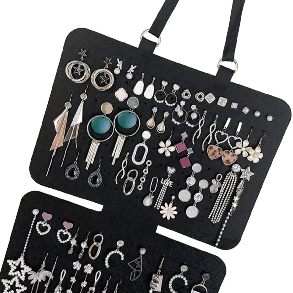 GENERICO - Organizador Joyas Pines Collar Caras Con Gancho