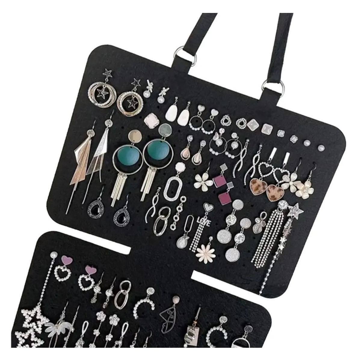 GENERICO - Organizador Joyas Pines Collar Caras Con Gancho