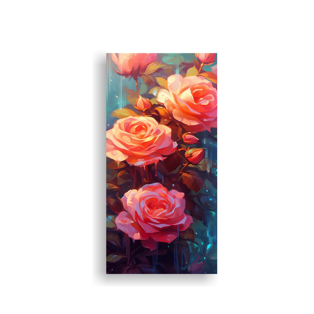 GENERICO - Cuadro Patron Intenso Creatividad Pintura 80x160 Cm