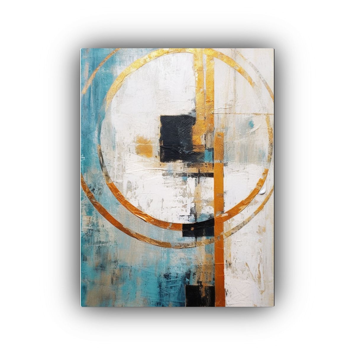 GENERICO - Pintura Abstracta Minimalista En Bastidor Con 80x120 Cm