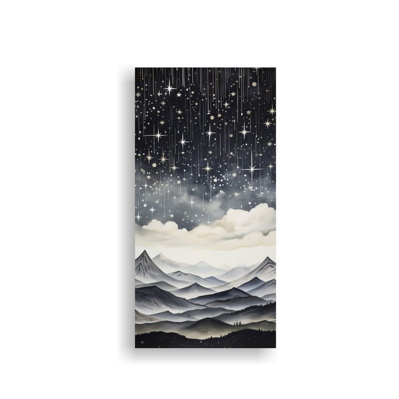 GENERICO - Paisaje Montañoso Con Estilo Elegante 40x80 Cm