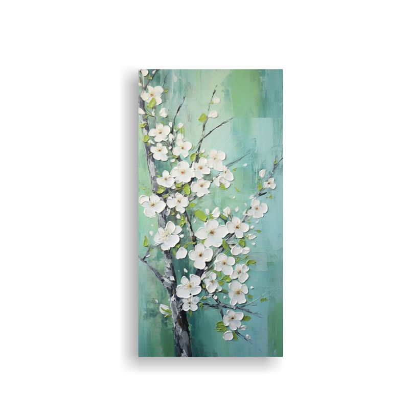 GENERICO - Pintura De Arte De Pared De Flores De Cerezo 80x160 Cm