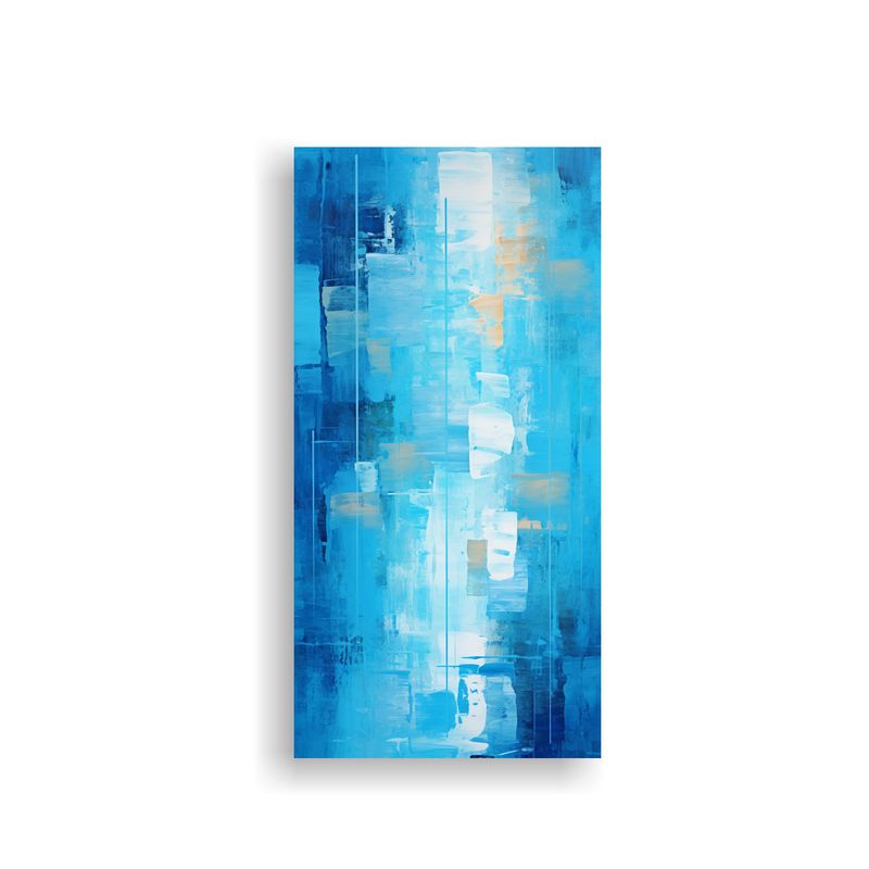 GENERICO - Pintura Decorativa Con Textura Abstracta De 80x160 Cm
