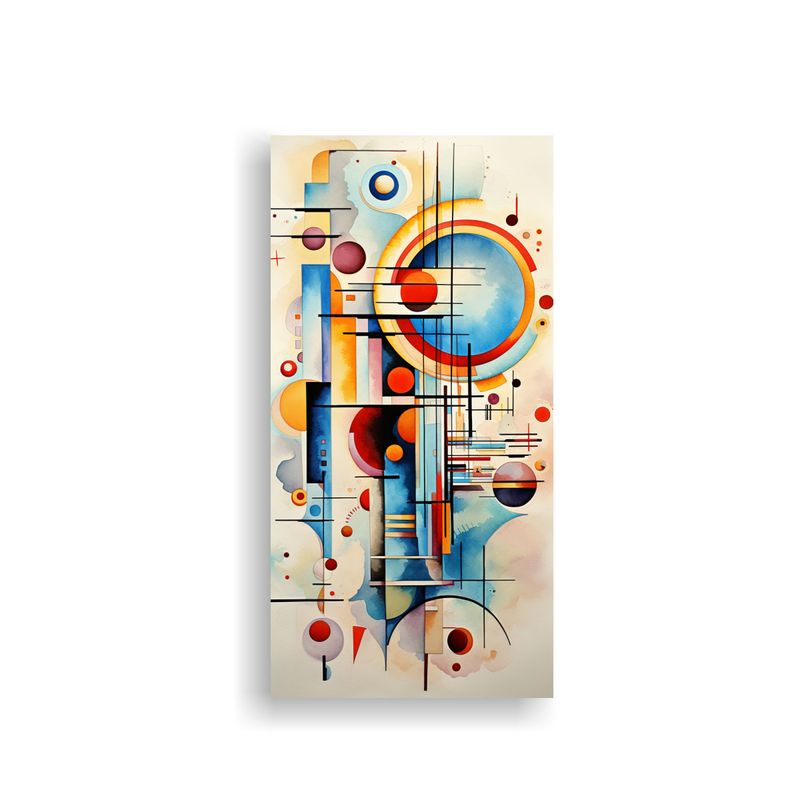 GENERICO - Pinturas Abstractas De Arte De Pared Kandinsky 70x140 Cm
