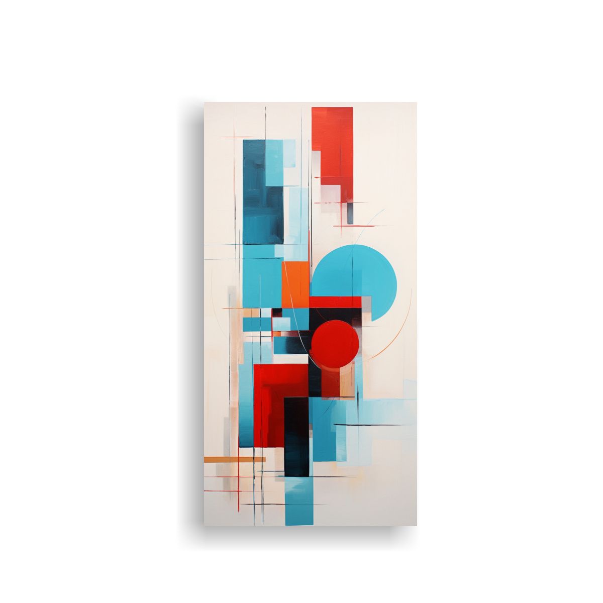 GENERICO - Pintura Floral Minimalista Abstracta En Acuarela 60x120 Cm