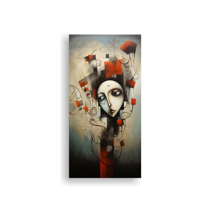 GENERICO - Cuadros Abstractos Luminosos De Inspiración 80x160 Cm
