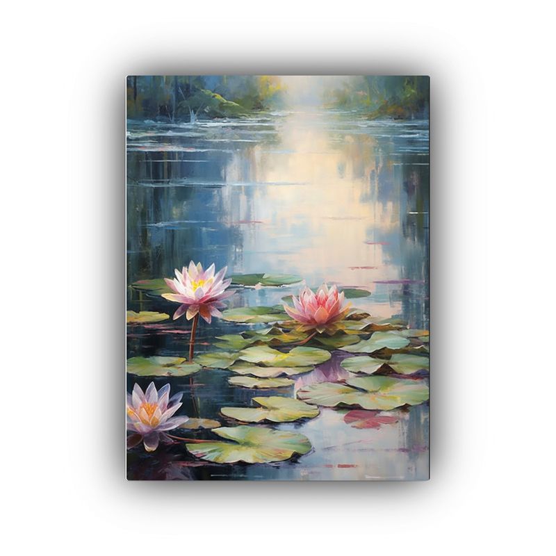 GENERICO - Cuadro Horizontal Estético De Flores Inspirado 80x120 Cm