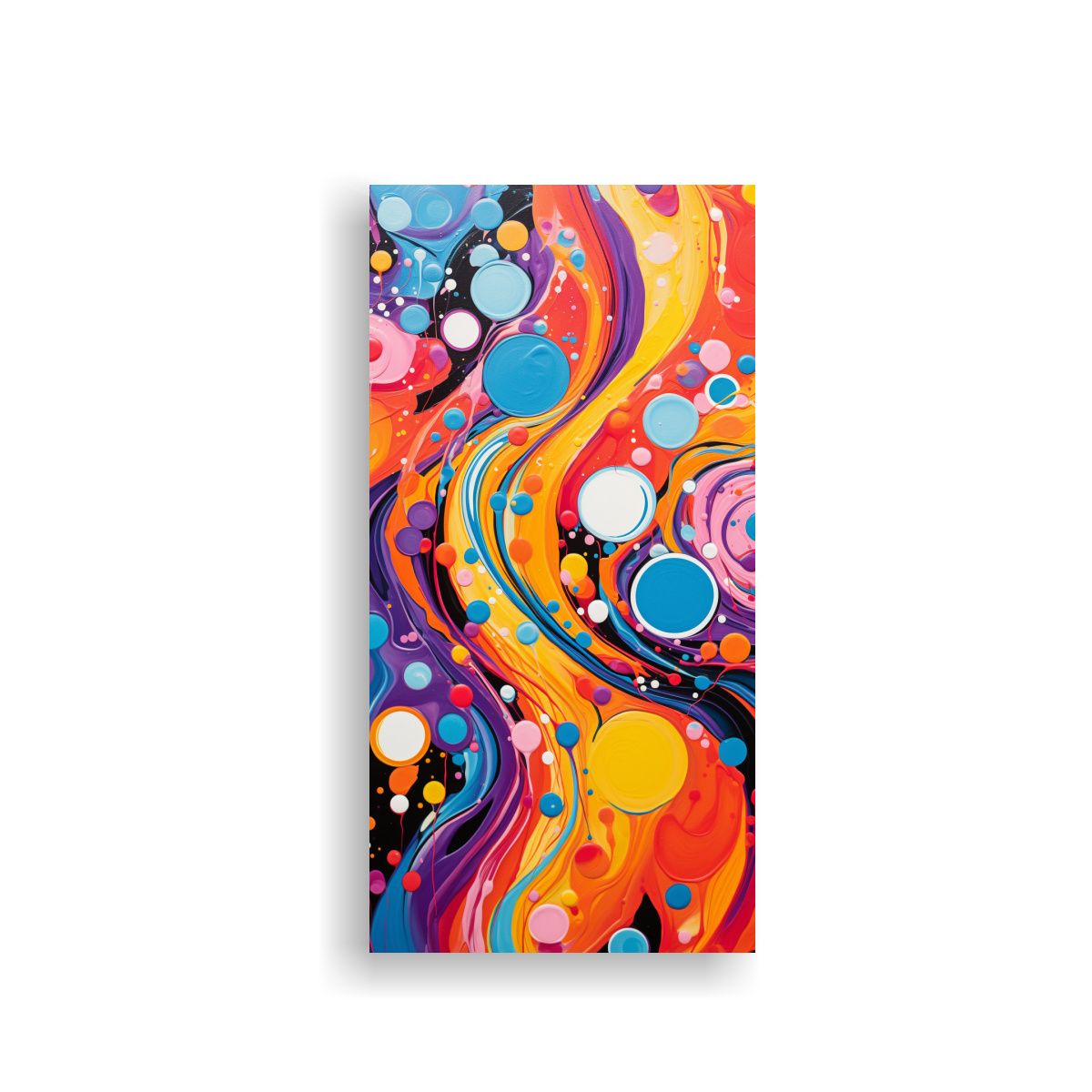 GENERICO - Pinturas Decorativas De Canva Movimiento Bonito 20x40 Cm