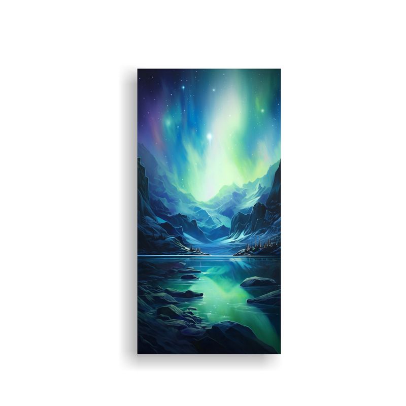 GENERICO - Cuadro Vertical Gama De Colores Luminosos Y 60x120 Cm