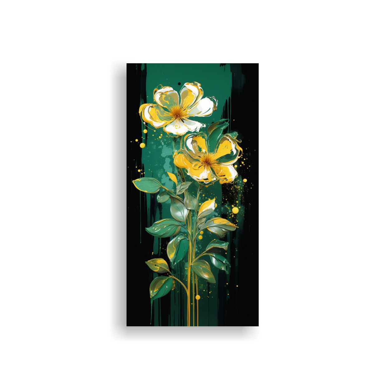 GENERICO - Pintura Decorativa Estilo Neonoir Para Sala En 40x80 Cm.