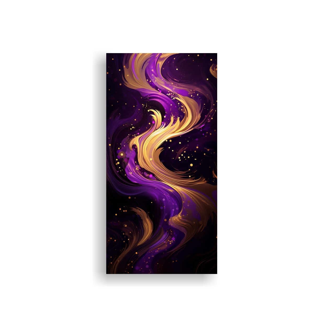 GENERICO - Pintura Abstracta En Bastidor De Madera Con 50x100 Cm