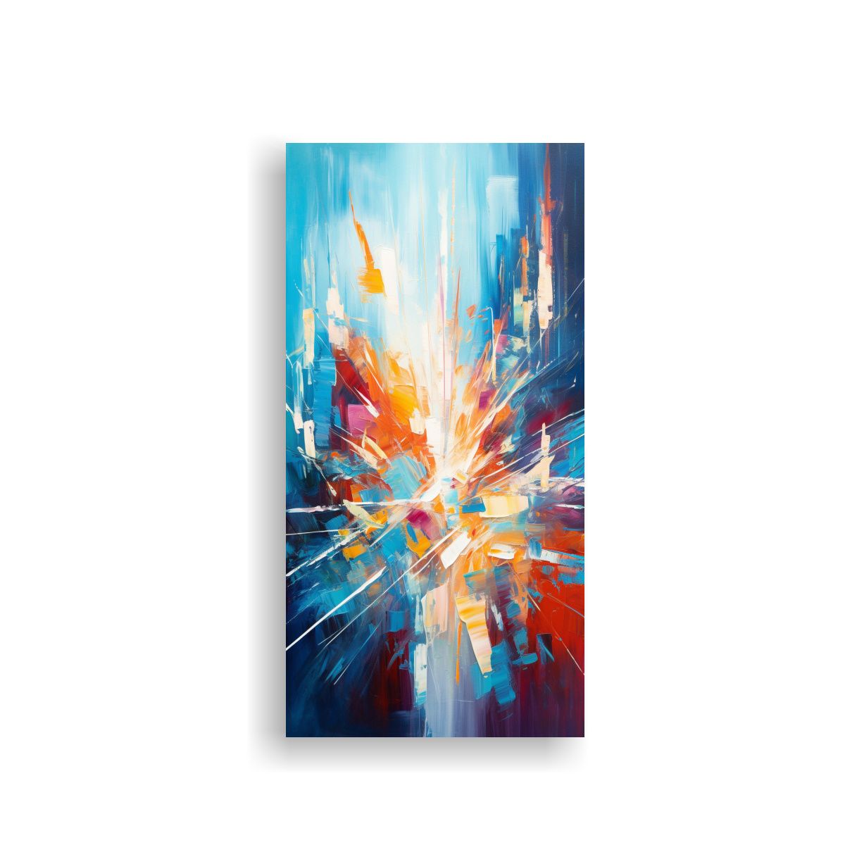 GENERICO - Pintura Decorativa Baile Abstracto Energético De 30x60 Cm