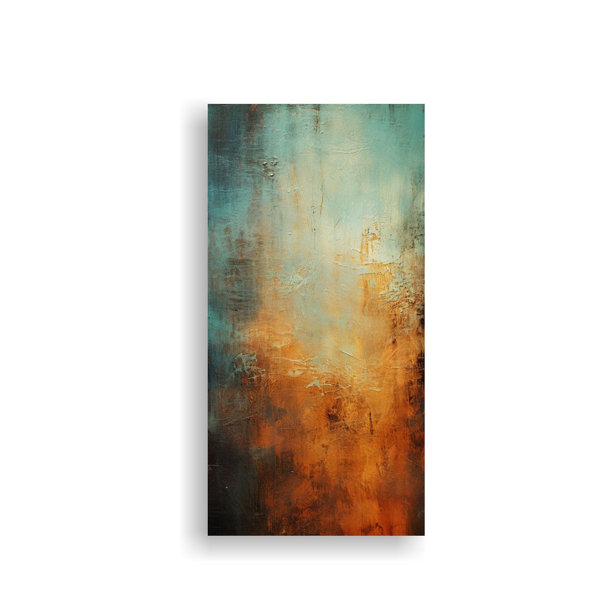 GENERICO - Cuadro Poder Grunge Abstracto Pintura 70x140 Cm