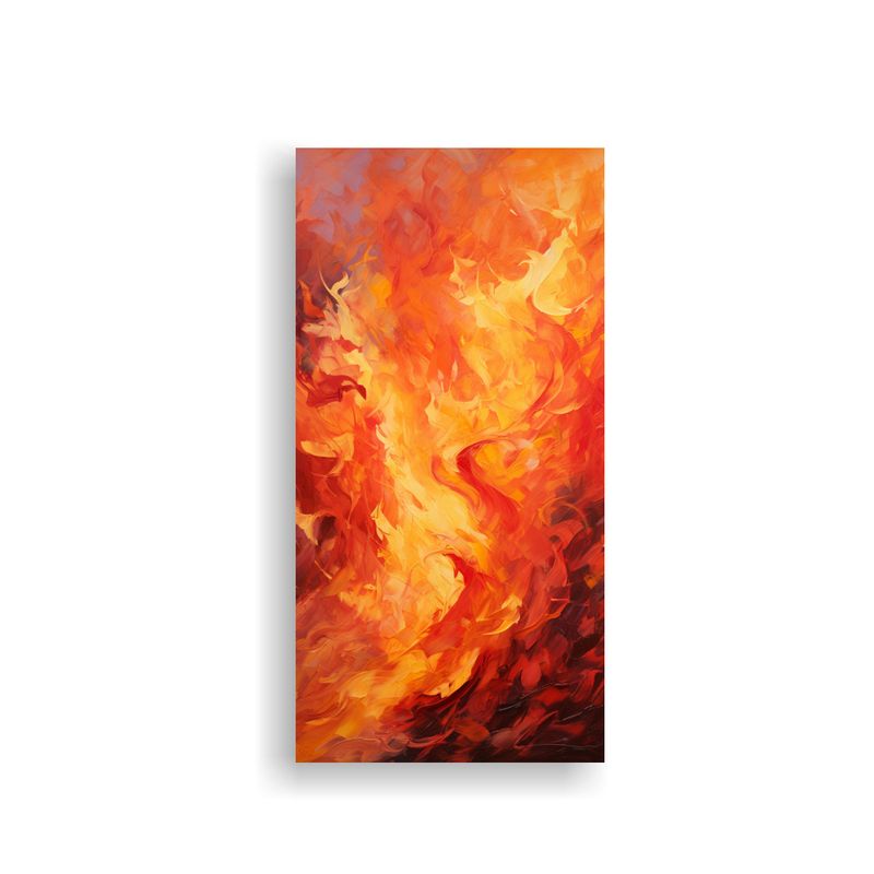 GENERICO - Pintura Lienzo Movimiento Mágico Campamento 30x60 Cm