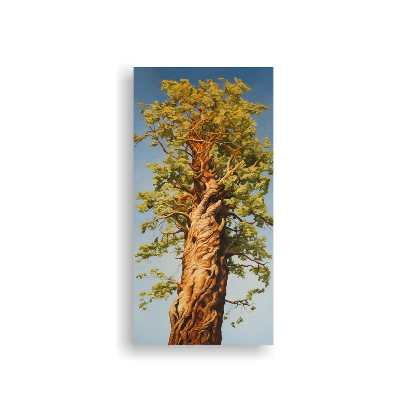 GENERICO - Pintura Abstracta De árbol De álamo Para 70x140 Cm