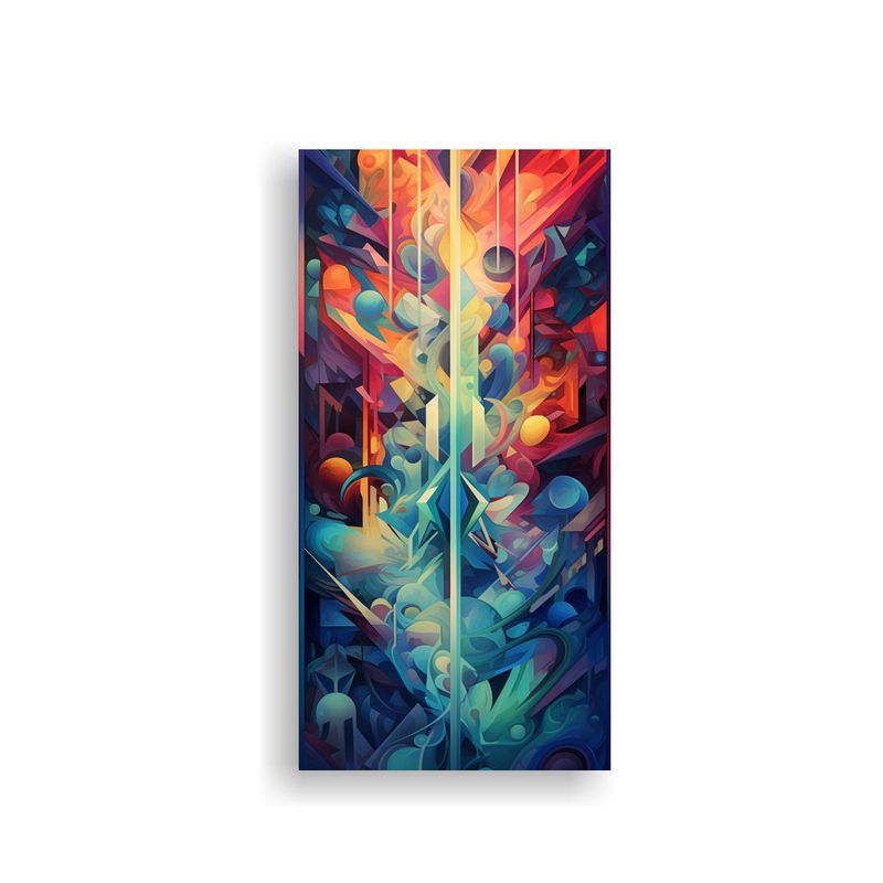 GENERICO - Cuadros Decorativos Con Diseños Visuales De 80x160 Cm