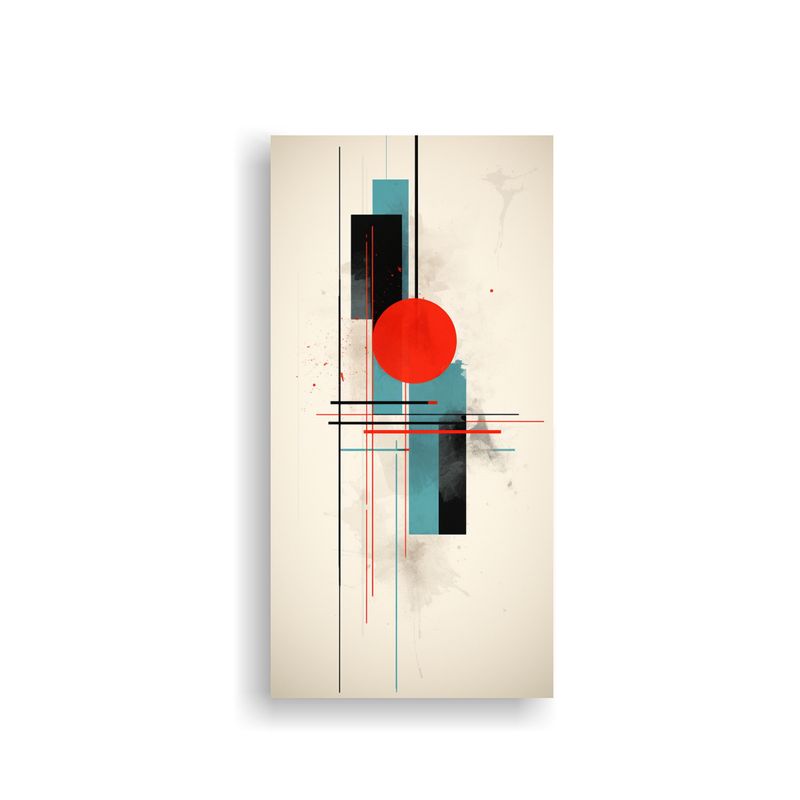GENERICO - Cuadros Abstractos Minimalistas Modernos Para 80x160 Cm