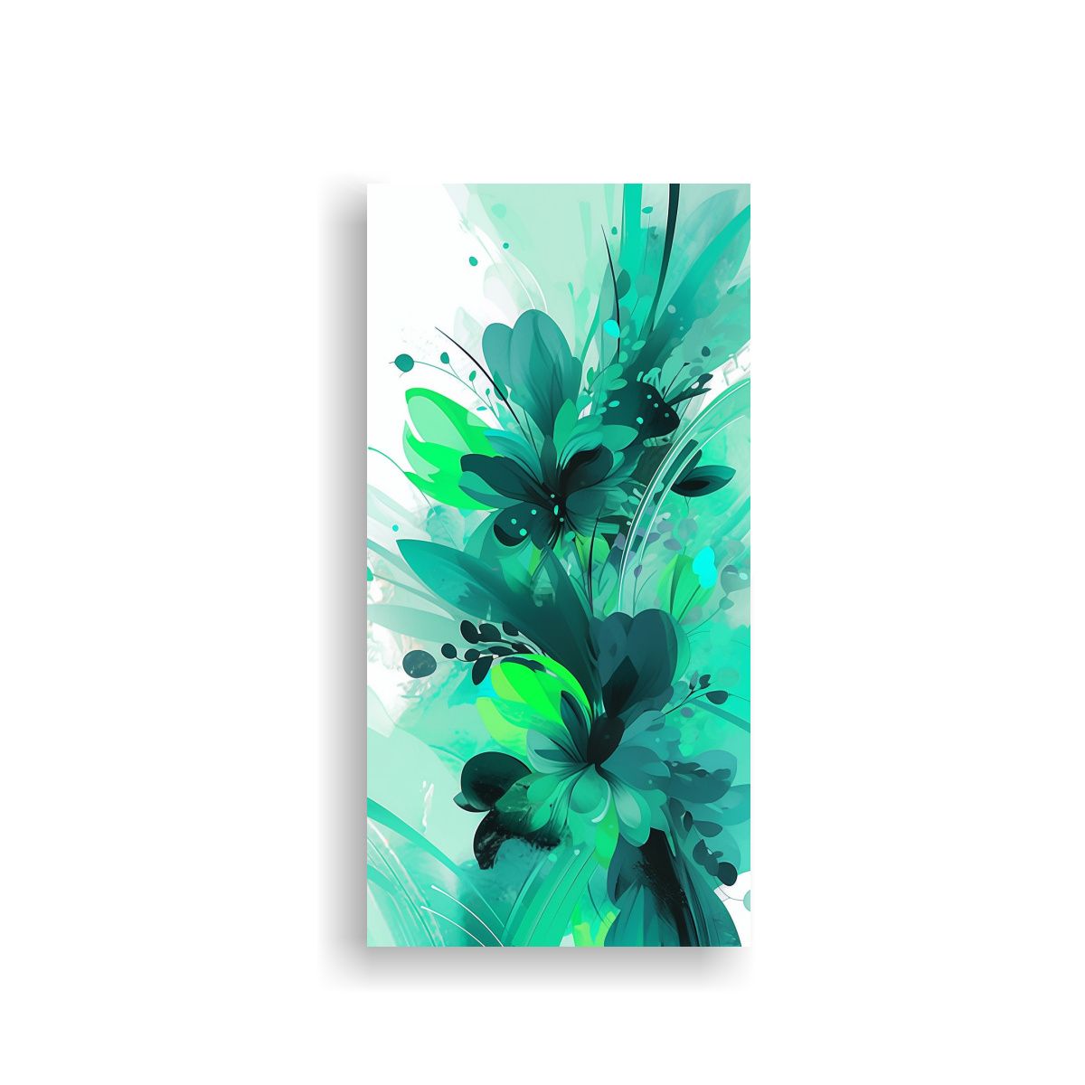 GENERICO - Pinturas Decorativas En Tonos Verde Y Turquesa 70x140 Cm