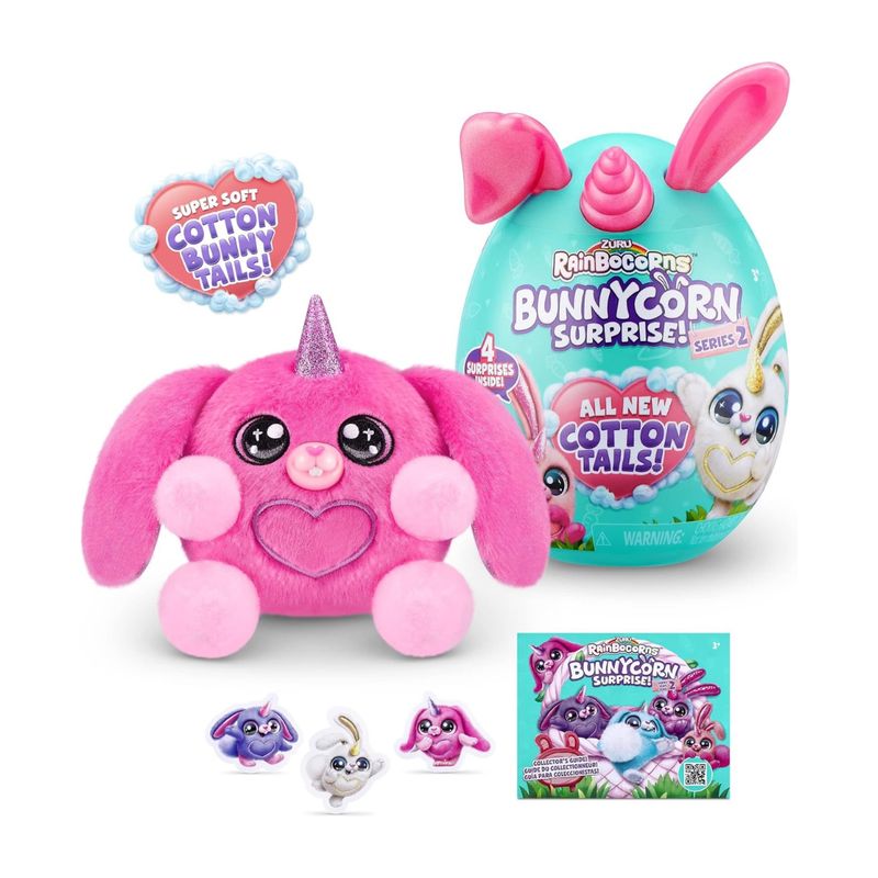 GENERICO - Rainbocorns Peluche Conejo Unicornio Huevo Sorpresa Aleatori