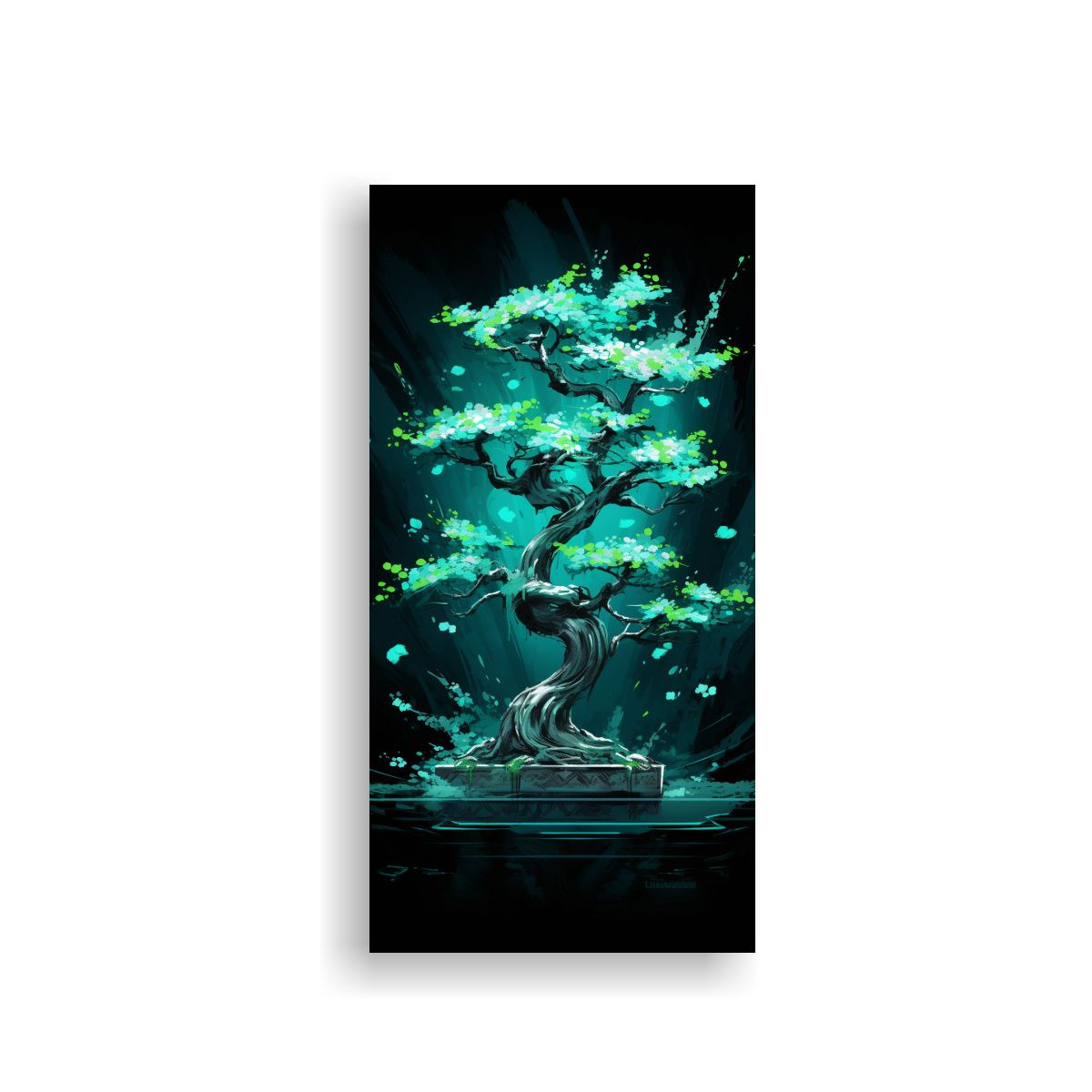 GENERICO - Pinturas Decorativas De Un árbol De Bonsái En 60x120 Cm