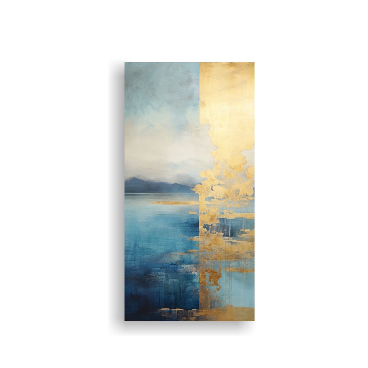 GENERICO - Tela En Bastidor Composición Exuberantes Pintura 40x80 Cm