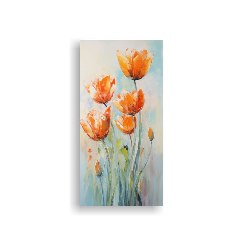 GENERICO - Tela En Bastidor Colores Equilibrio Visual 70x140 Cm
