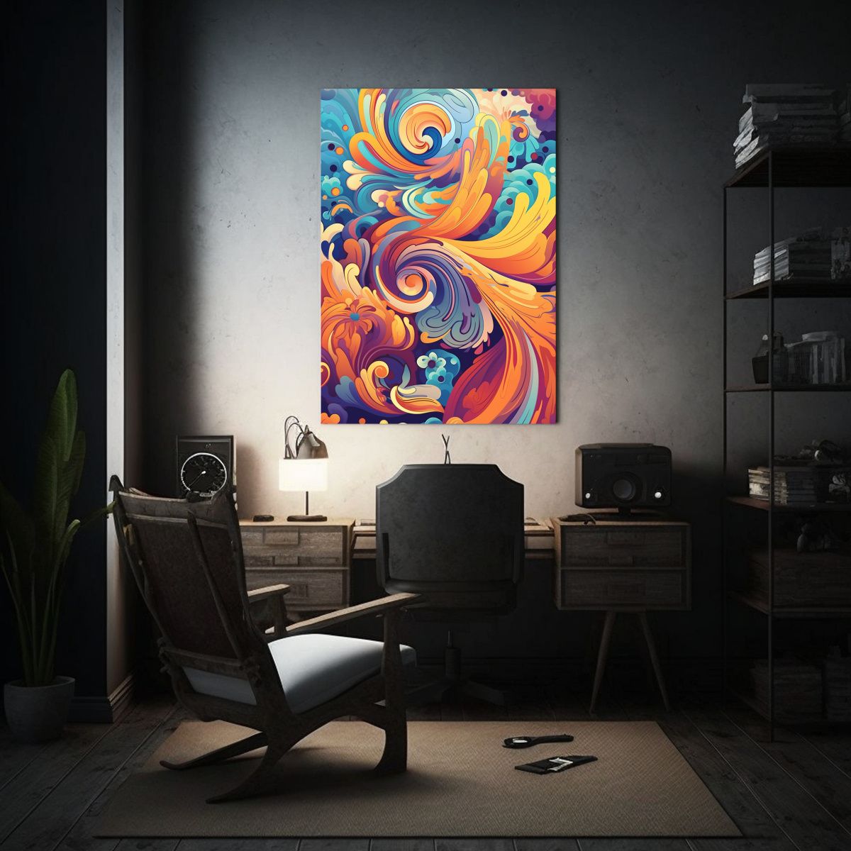 GENERICO - Cuadro De Arte De Pared Creativa Sanrao 780 80x120 Cm