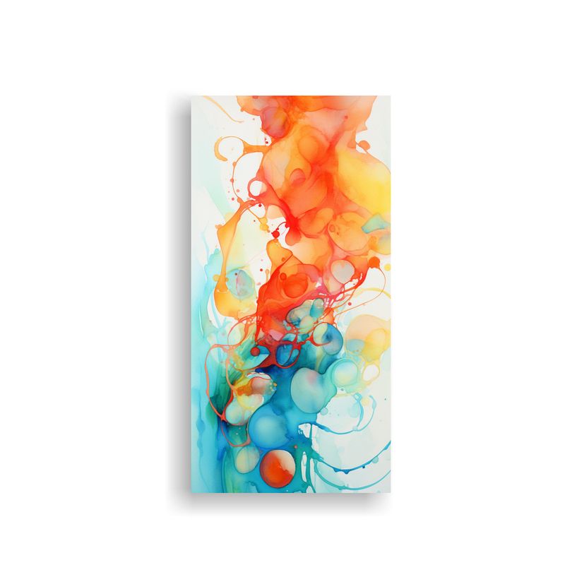 GENERICO - Pinturas Decorativas Abstractas Con Salpicaduras 60x120 Cm