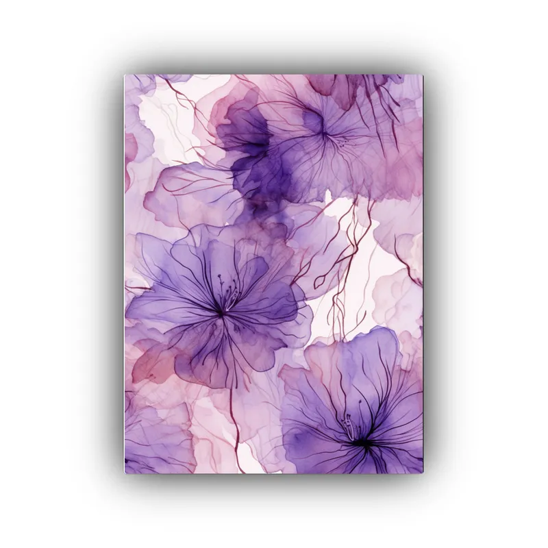 GENERICO - Patrón Floral Inspirador De Arte Japonés En 80x120 Cm