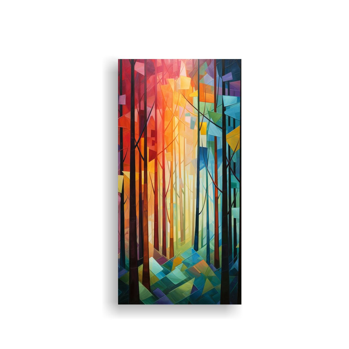 GENERICO - Cuadro Lienzo Expresión Belleza Colores 30x60 Cm