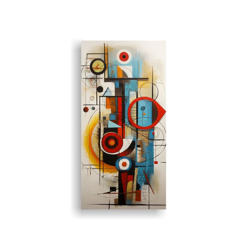 GENERICO - Cuadros De Expresionismo Abstracto Para 70x140 Cm