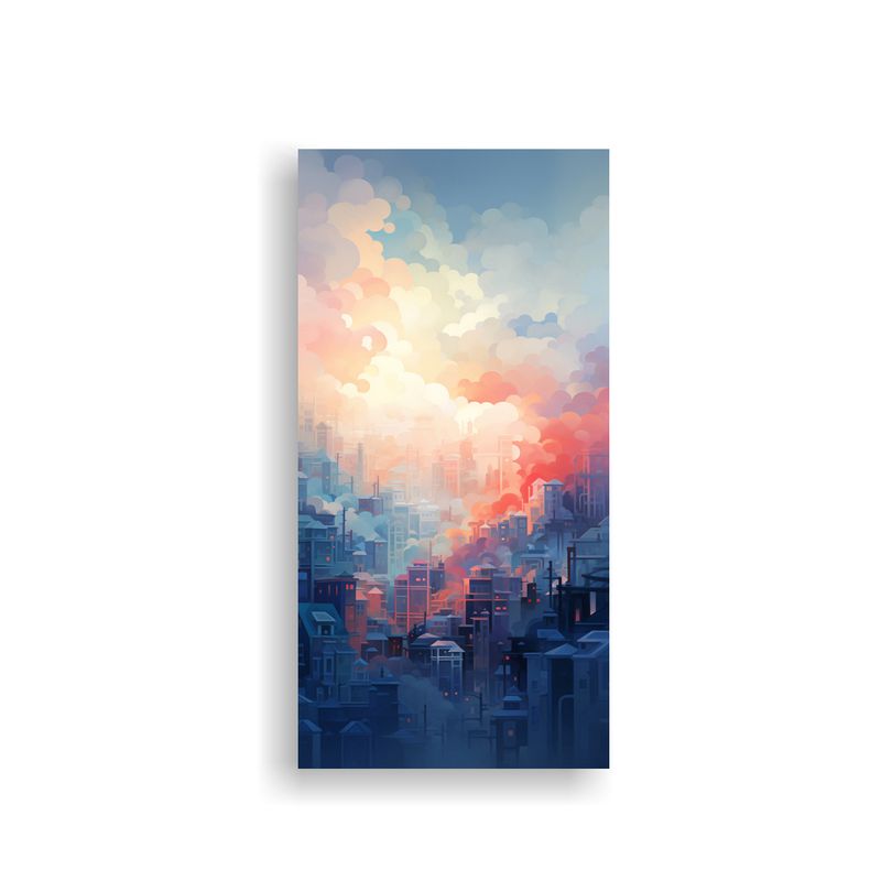 GENERICO - Pinturas Decorativas Modernas De Canva Suaves 20x40 Cm