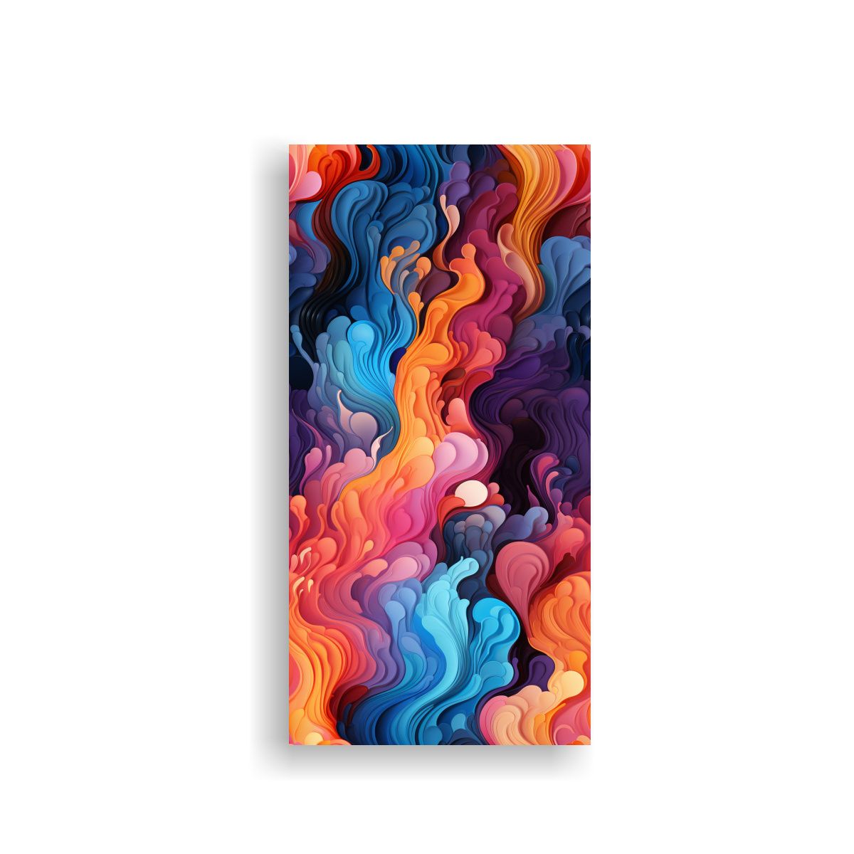 GENERICO - Cuadro Abstracto Textura Vanguardista De 50x100 Cm