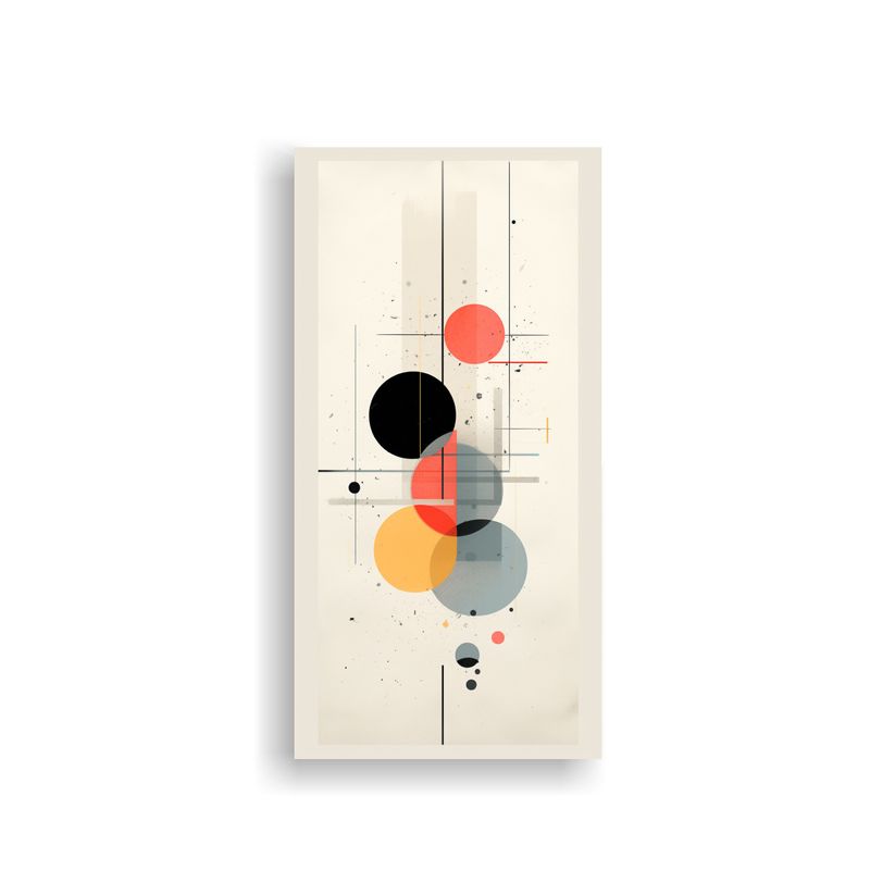 GENERICO - Cuadros Decorativos Minimalistas Con Líneas 70x140 Cm