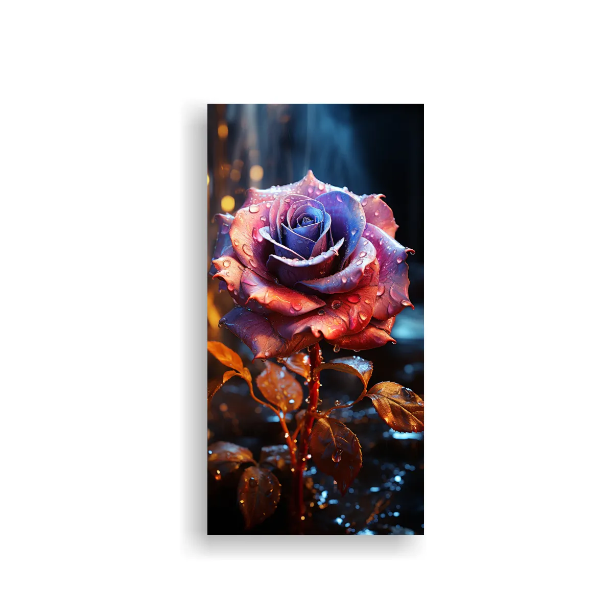 GENERICO - Adorno Creativo De Arte Rosa De Neón Disuelve 20x40 Cm