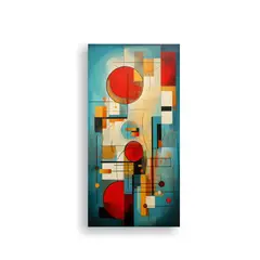 GENERICO - Cuadros Abstractos Hermosos Para Decorar La Sala 30x60 Cm