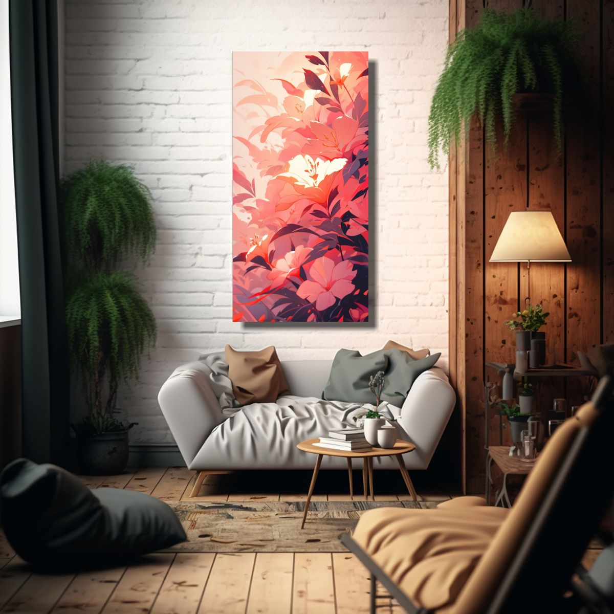 GENERICO - Pinturas De Decoración En Estilo Neonoir 50x100 Cm