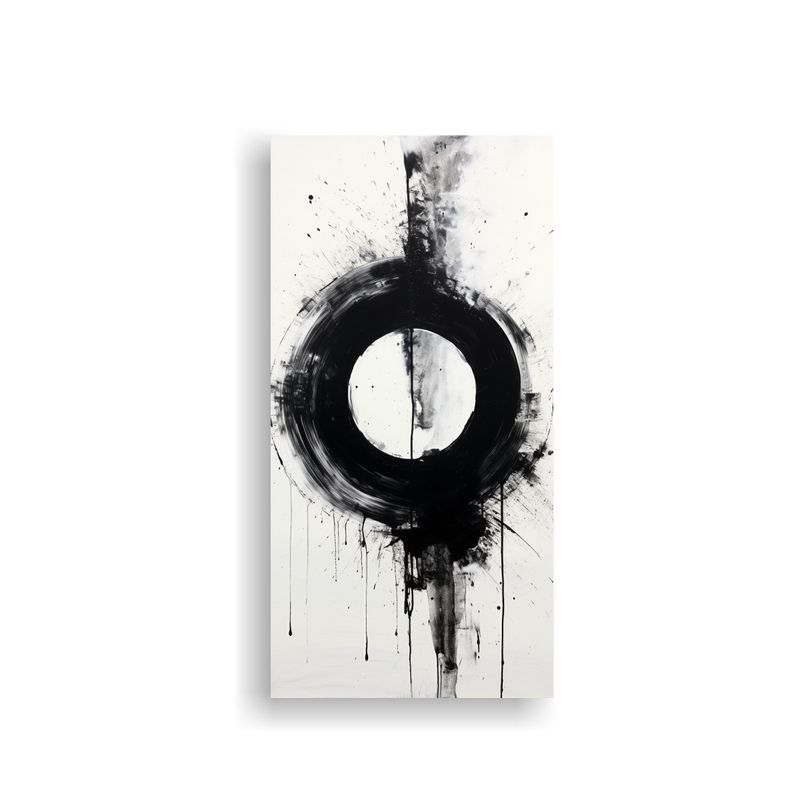 GENERICO - Cuadro Conceptual Protagonismo Pinturas 80x160 Cm