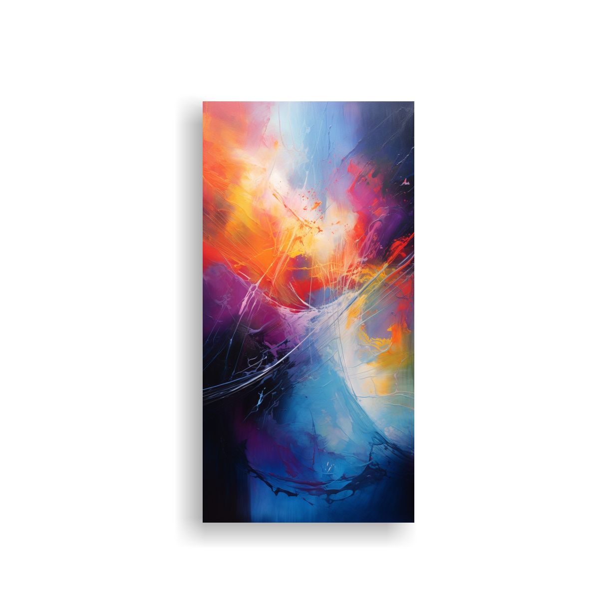 GENERICO - Pintura Abstracta Cambiando La Realidad Con Gama 60x120 Cm