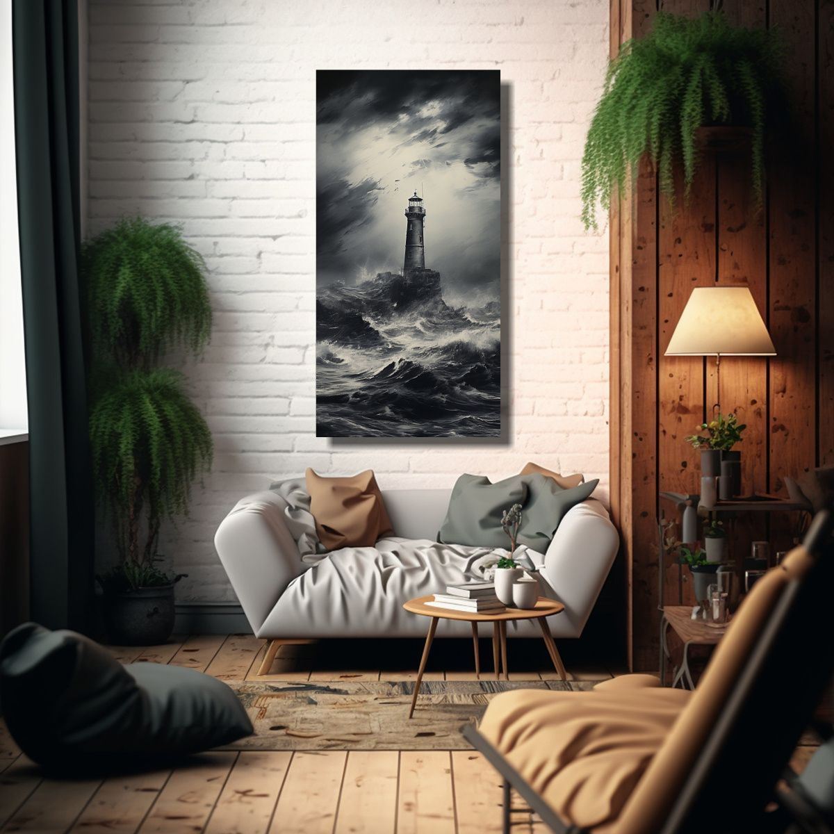 GENERICO - Pintura Decorativa Inspiradora Soledad 60x120 Cm