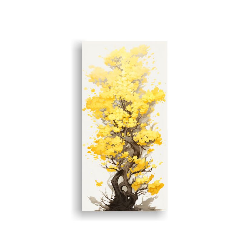GENERICO - Cuadro Hermoso Bastidor De Madera A Árbol De 60x120 Cm