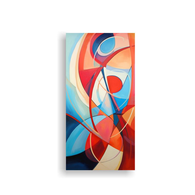 GENERICO - Patrones Abstractos En Remolino Reminiscentes De 40x80 Cm