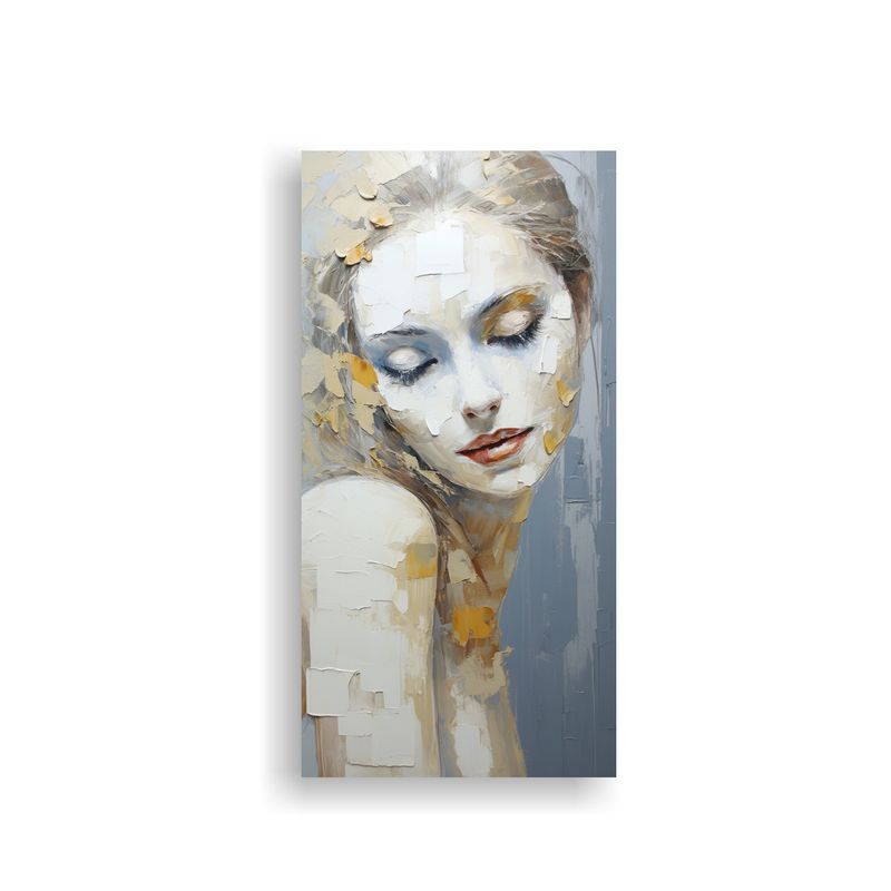 GENERICO - Cuadro Colores Linda En Lienzo Con Girasoles 70x140 Cm