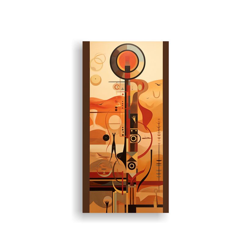 GENERICO - Pinturas Arte Creativa Motivo Abstracto Egipcio 20x40 Cm