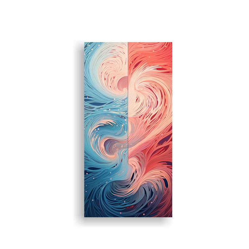 GENERICO - Pinturas Decorativas Inspiradas En Patrones 70x140 Cm