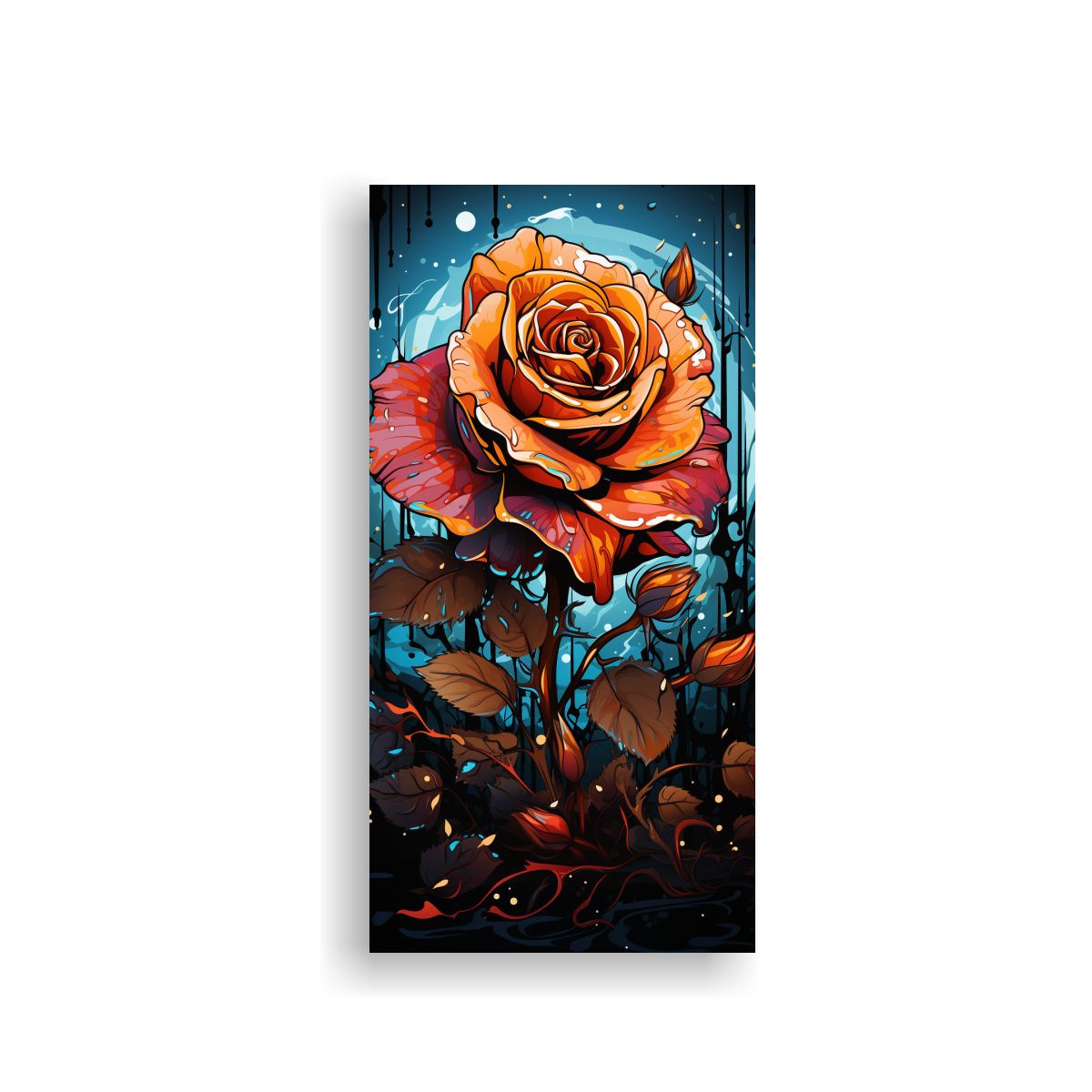 GENERICO - Pintura Decorativa Estilo Graffiti Canva 60x120 Cm.