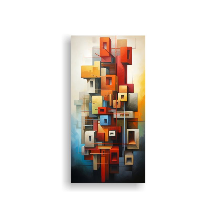 GENERICO - Cuadros Abstractos De Paisajes Hermosos 60x120 Cm