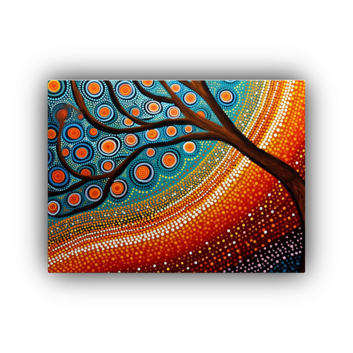 GENERICO - Pinturas Decorativas Aborígenes De Arte 120x80 Cm