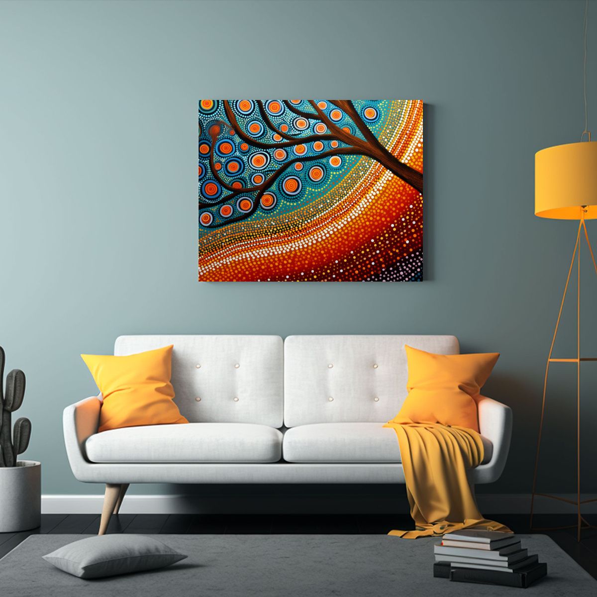 GENERICO - Pinturas Decorativas Aborígenes De Arte 120x80 Cm